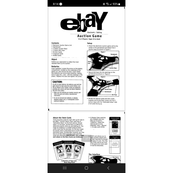 eBay Electronic Auction Game. NEW. Vintage Board Game. Auction Game - Picture 10 of 13